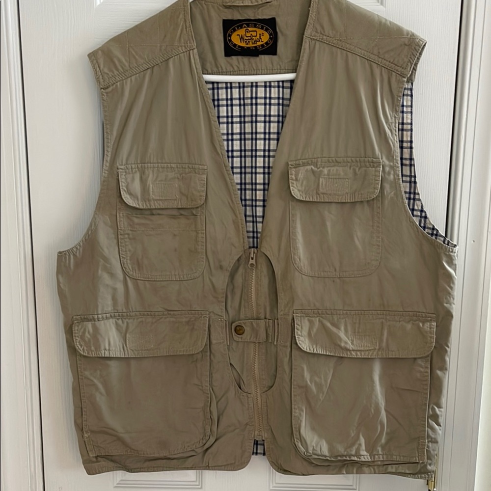 Woolrich Beige Utility Vest